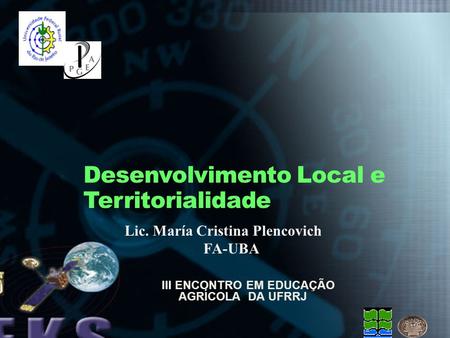 Desenvolvimento Local e Territorialidade
