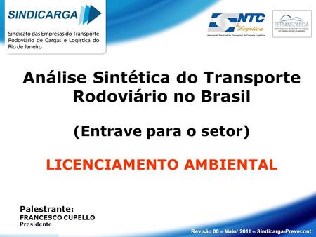 Análise Sintética do Transporte Rodoviário no Brasil