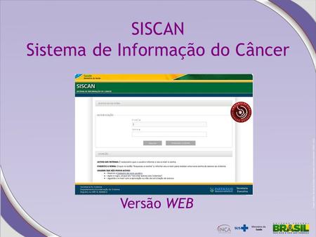 Sistema de Informação do Câncer