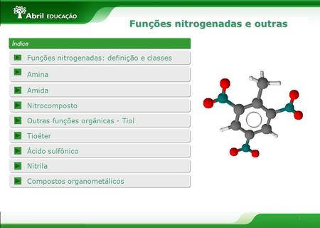 Funções nitrogenadas e outras