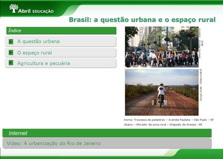 Brasil: a questão urbana e o espaço rural