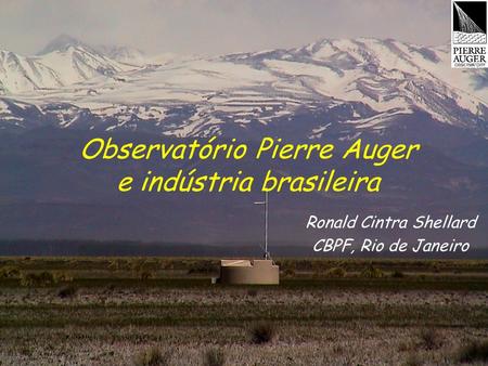 Observatório Pierre Auger e indústria brasileira