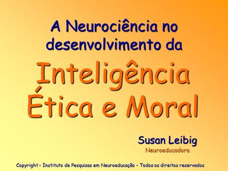 Inteligência Ética e Moral