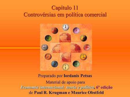 Economia internacional: teoria e política, 6ª edição