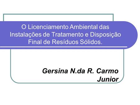 Gersina N.da R. Carmo Junior