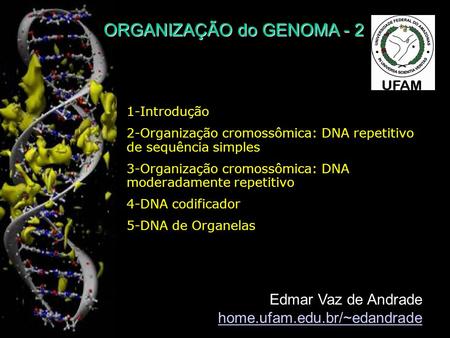 ORGANIZAÇÃO do GENOMA - 2