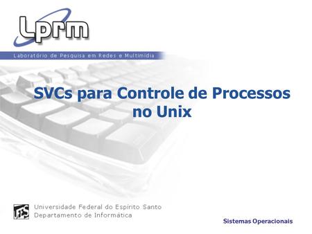 SVCs para Controle de Processos no Unix