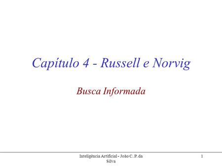 Capítulo 4 - Russell e Norvig