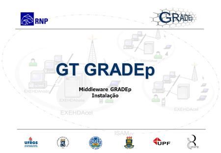 Slide 1 Rede Nacional de Ensino e Pesquisa Instalação do Middleware Treinamento em GRADEp – junho de 2005 GT GRADEp Middleware GRADEp Instalação.