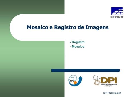Mosaico e Registro de Imagens