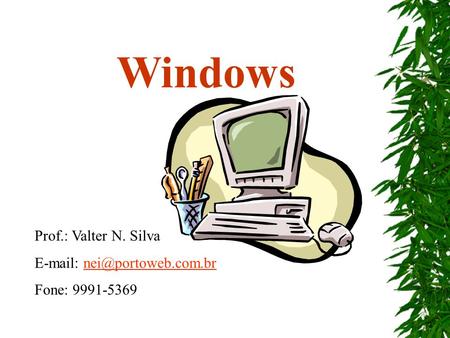 Windows Prof.: Valter N. Silva