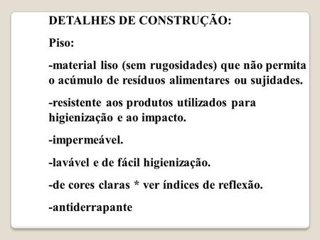 DETALHES DE CONSTRUÇÃO: