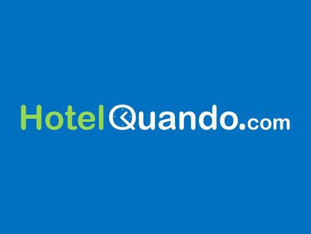 O que é? HotelQuando.com é a primeira e única plataforma brasileira de reservas online, que permite ao usuário reservar um quarto de hotel por pacotes.