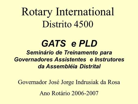 Rotary International Distrito 4500