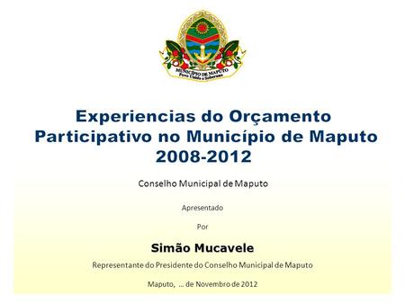 Conselho Municipal de Maputo