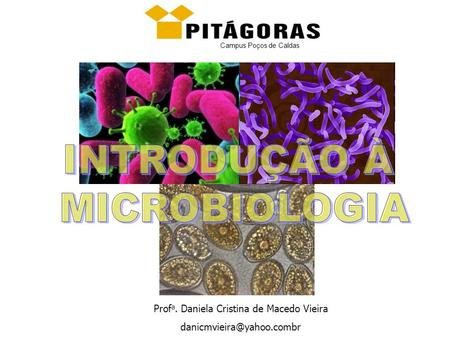 INTRODUÇÃO À MICROBIOLOGIA Profa. Daniela Cristina de Macedo Vieira