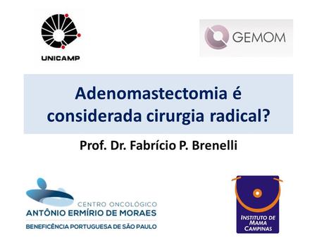 Prof. Dr. Fabrício P. Brenelli