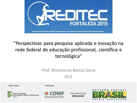 Prof. Antonio de Barros Serra IFCE