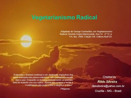 Vegetarianismo Radical