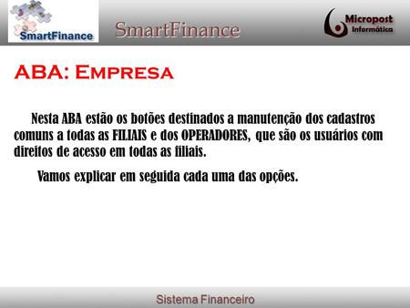 SmartFinance ABA: Empresa