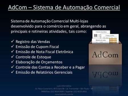 AdCom – Sistema de Automação Comercial