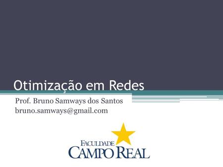 Prof. Bruno Samways dos Santos