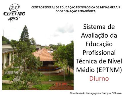CENTRO FEDERAL DE EDUCAÇÃO TECNOLÓGICA DE MINAS GERAIS