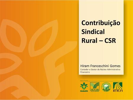 Contribuição Sindical Rural – CSR