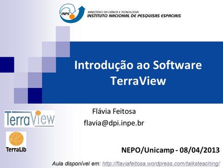 Introdução ao Software TerraView