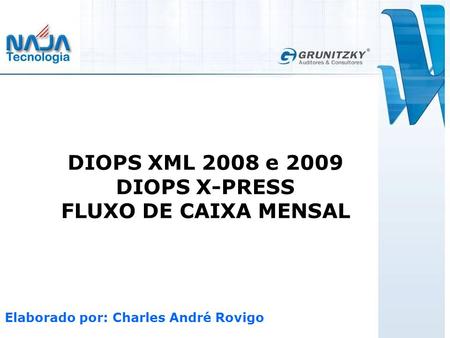 DIOPS X-PRESS FLUXO DE CAIXA MENSAL