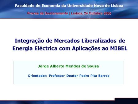 Faculdade de Economia da Universidade Nova de Lisboa