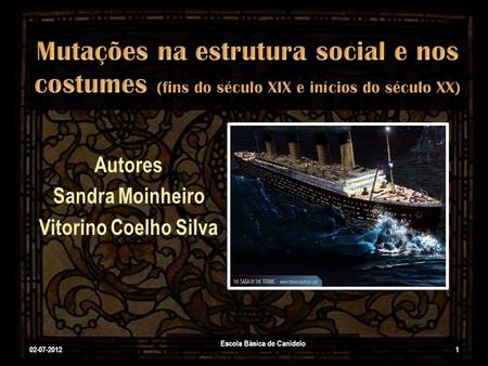 Autores Sandra Moinheiro Vitorino Coelho Silva