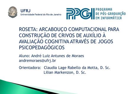 UFRJ Universidade Federal do Rio de Janeiro