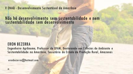 V ENAQ - Desenvolvimento Sustentável da Amazônia