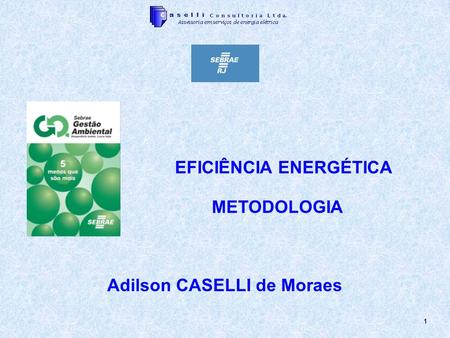 EFICIÊNCIA ENERGÉTICA Adilson CASELLI de Moraes