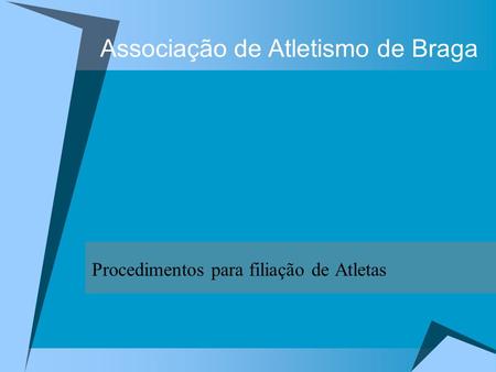 Associação de Atletismo de Braga