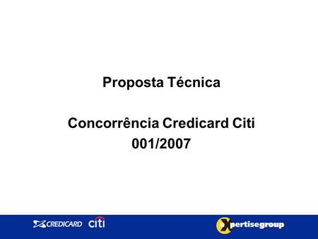 Concorrência Credicard Citi