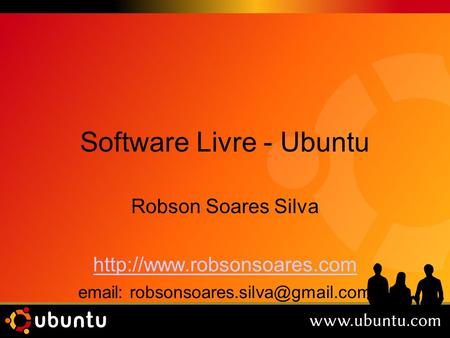 Software Livre - Ubuntu