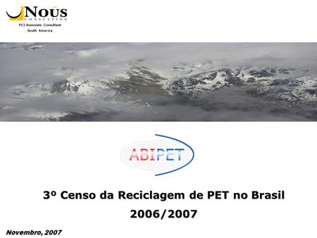 3º Censo da Reciclagem de PET no Brasil
