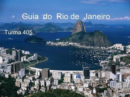 Guia do Rio de Janeiro Turma 405.