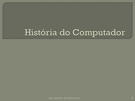 História do Computador