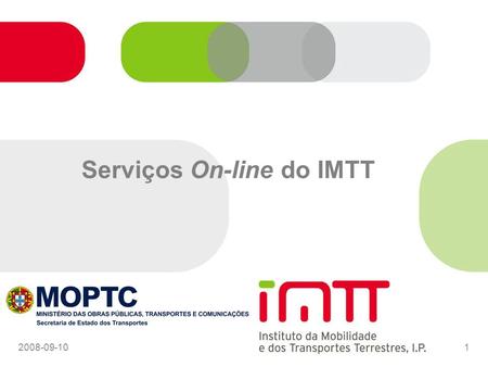 Serviços On-line do IMTT