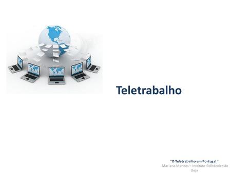 “O Teletrabalho em Portugal “