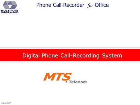 Digital Phone Call-Recording System