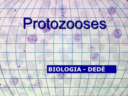 Protozooses BIOLOGIA - DEDÉ.