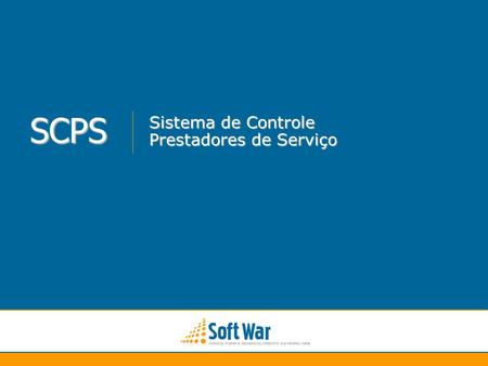 SCPS Sistema de Controle Prestadores de Serviço.