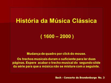 História da Música Clássica
