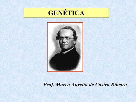 GENÉTICA Prof. Marco Aurelio de Castro Ribeiro.