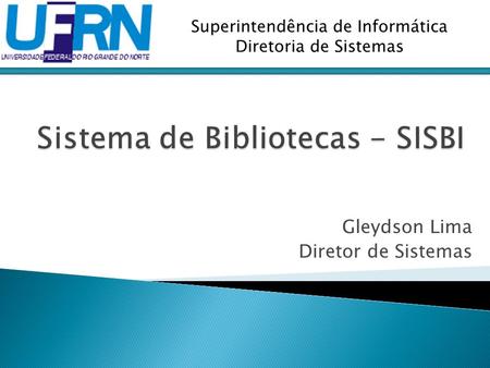 Sistema de Bibliotecas - SISBI