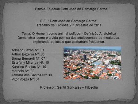 Escola Estadual Dom José de Camargo Barros